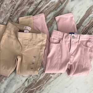 SO Kids' Jeans in Pink and Tan